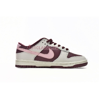 Nike Dunk Low Valentines Day DR9705-100 Pale Ivory/Medium Soft Pink-Night Maroon Mens Womens Shoes