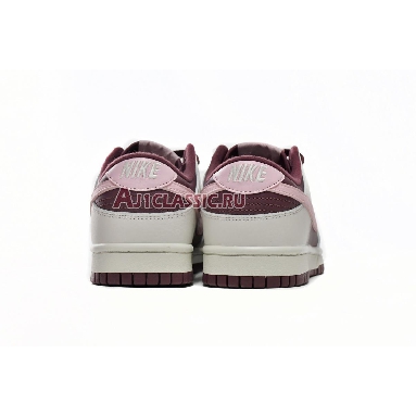 Nike Dunk Low Valentines Day DR9705-100 Pale Ivory/Medium Soft Pink-Night Maroon Mens Womens Shoes