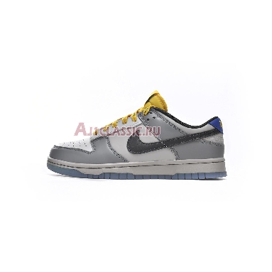 North Carolina A&T State x Nike Dunk Low Aggies DR6187-001 Cool Grey/Yellow-Blue-Black-Sail Mens Womens Shoes