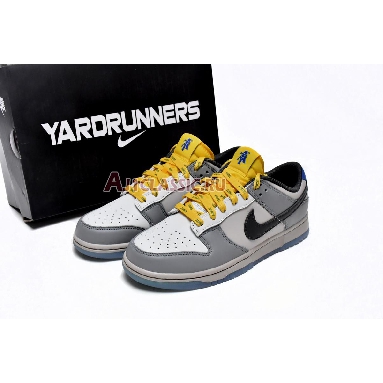 North Carolina A&T State x Nike Dunk Low Aggies DR6187-001 Cool Grey/Yellow-Blue-Black-Sail Mens Womens Shoes