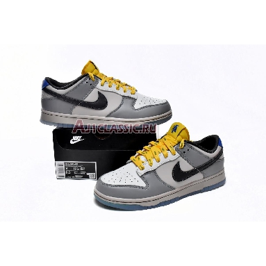 North Carolina A&T State x Nike Dunk Low Aggies DR6187-001 Cool Grey/Yellow-Blue-Black-Sail Mens Womens Shoes