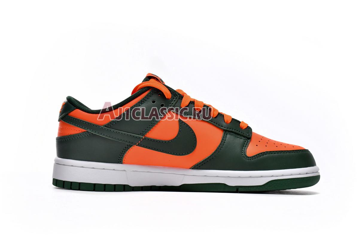 New Nike Dunk Low "Miami Hurricanes" DD1391-300-02 Shoes