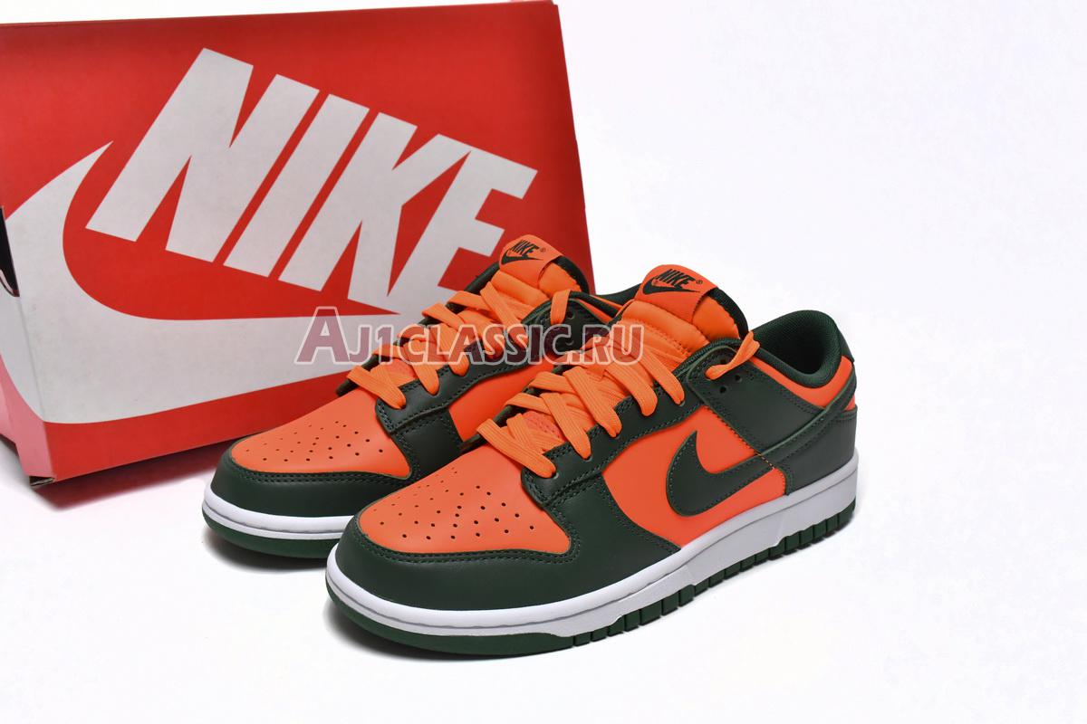 New Nike Dunk Low "Miami Hurricanes" DD1391-300-02 Shoes