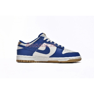 Nike Dunk Low Kansas City Royals FB7173-141 Game Royal/Metallic Gold-Sail Mens Womens Shoes