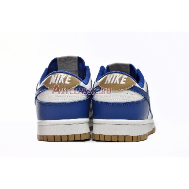 Nike Dunk Low Kansas City Royals FB7173-141 Game Royal/Metallic Gold-Sail Mens Womens Shoes