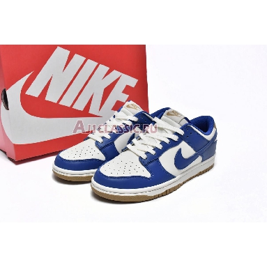 Nike Dunk Low Kansas City Royals FB7173-141 Game Royal/Metallic Gold-Sail Mens Womens Shoes