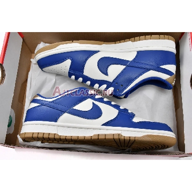 Nike Dunk Low Kansas City Royals FB7173-141 Game Royal/Metallic Gold-Sail Mens Womens Shoes