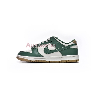 Nike Dunk Low Green and Gold FB7173-131 Green/Metallic Gold-Sail Mens Womens Shoes