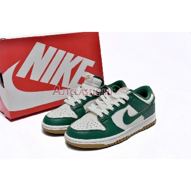 Nike Dunk Low Green and Gold FB7173-131 Green/Metallic Gold-Sail Mens Womens Shoes