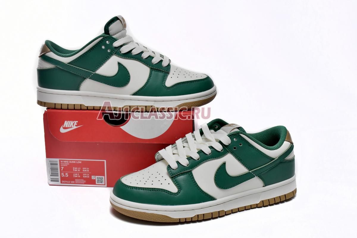 New Nike Dunk Low "Green and Gold" FB7173-131 Shoes