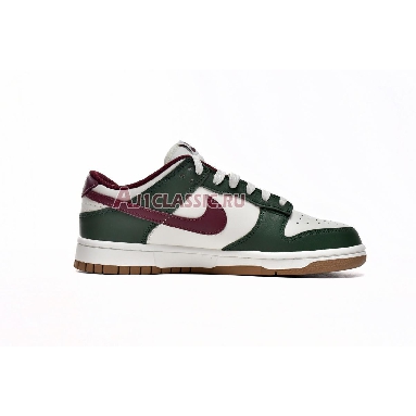 Nike Dunk Low Gorge Green Team Red FB7160-161 Gorge Green/White/Team Red/Gum Medium Brown Mens Womens Shoes