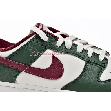 Nike Dunk Low Gorge Green Team Red FB7160-161 Gorge Green/White/Team Red/Gum Medium Brown Mens Womens Shoes