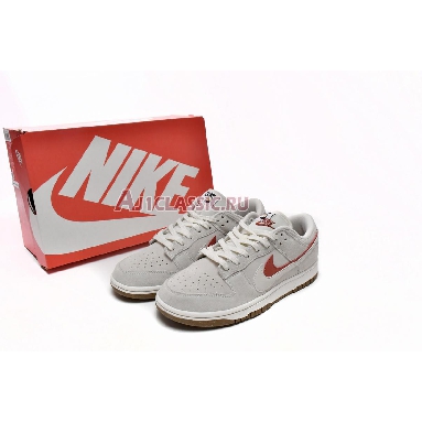 Nike Dunk Low SE 85 Grey Red DO9457-100 Grey/Red Mens Womens Shoes