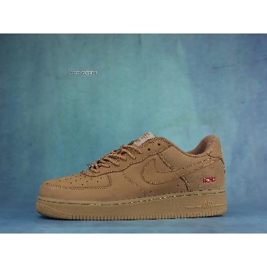 Supreme x Nike Air Force 1 Low SP Wheat DN1555-200 Flax/Flax/Gum Light Brown Mens Womens Shoes