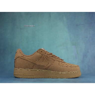 Supreme x Nike Air Force 1 Low SP Wheat DN1555-200 Flax/Flax/Gum Light Brown Mens Womens Shoes