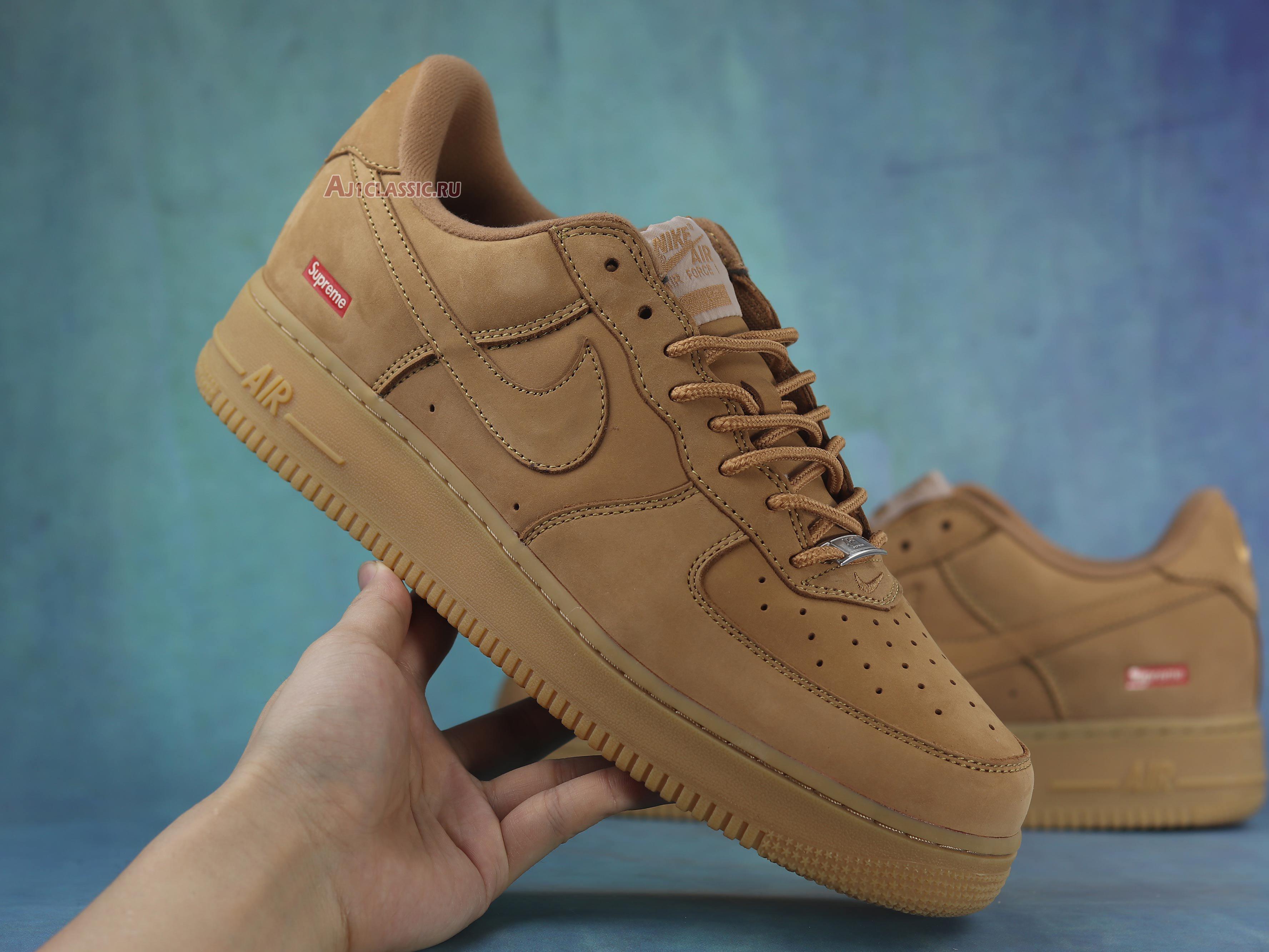 New Supreme x Nike Air Force 1 Low SP "Wheat" DN1555-200 Shoes