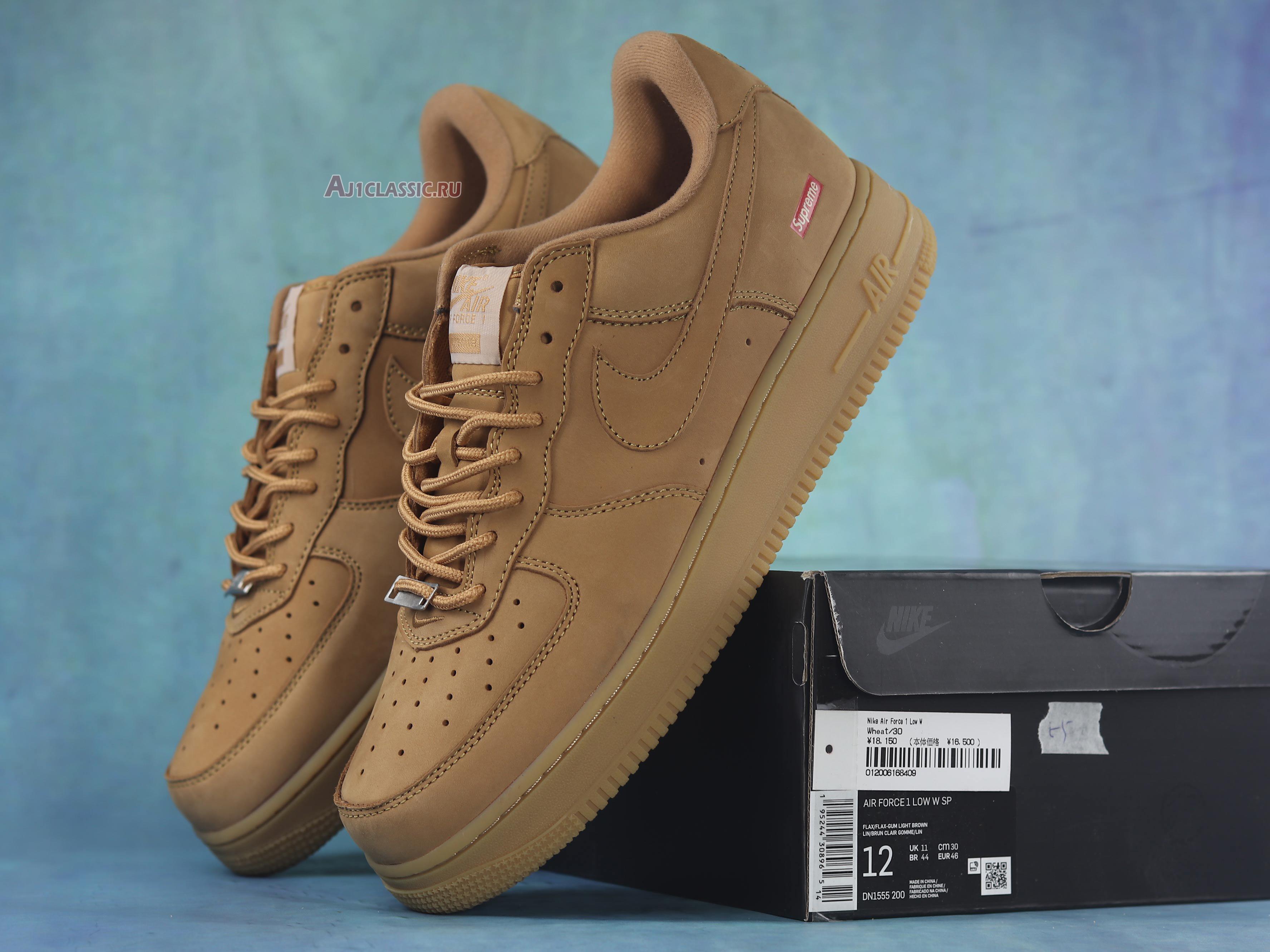 New Supreme x Nike Air Force 1 Low SP "Wheat" DN1555-200 Shoes