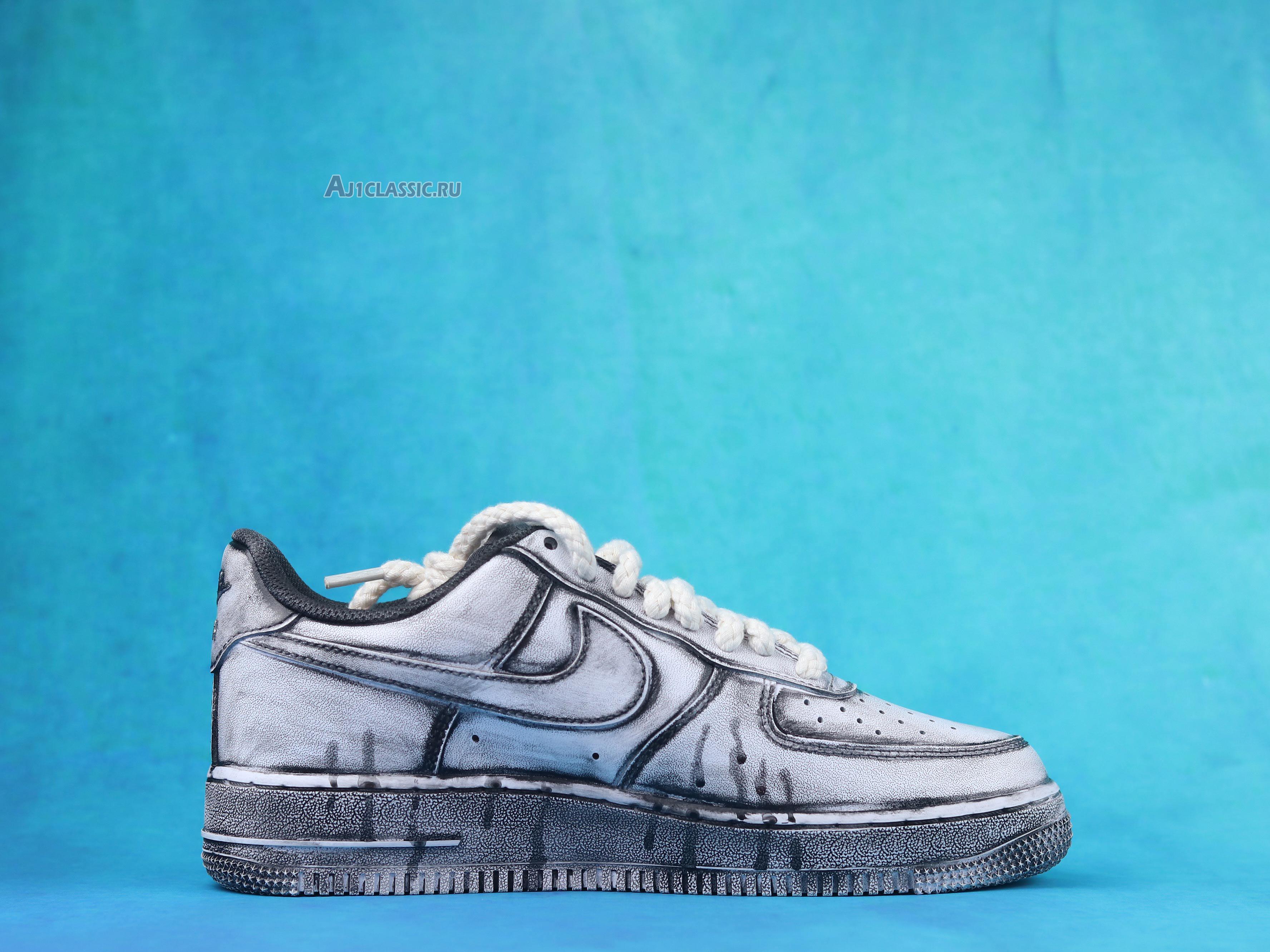 New Nike Air Force 1 07 "Chrome Hearts" CW2288-111-02 Shoes