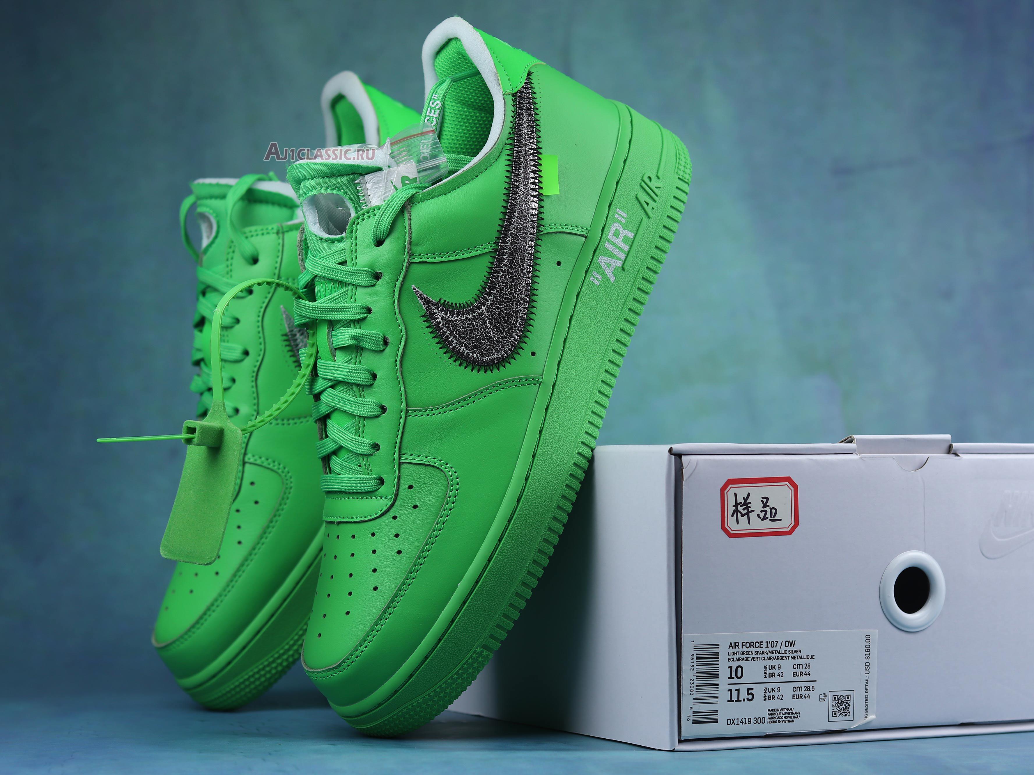 New Off-White x Nike Air Force 1 Low "Brooklyn" DX1419-300 Shoes