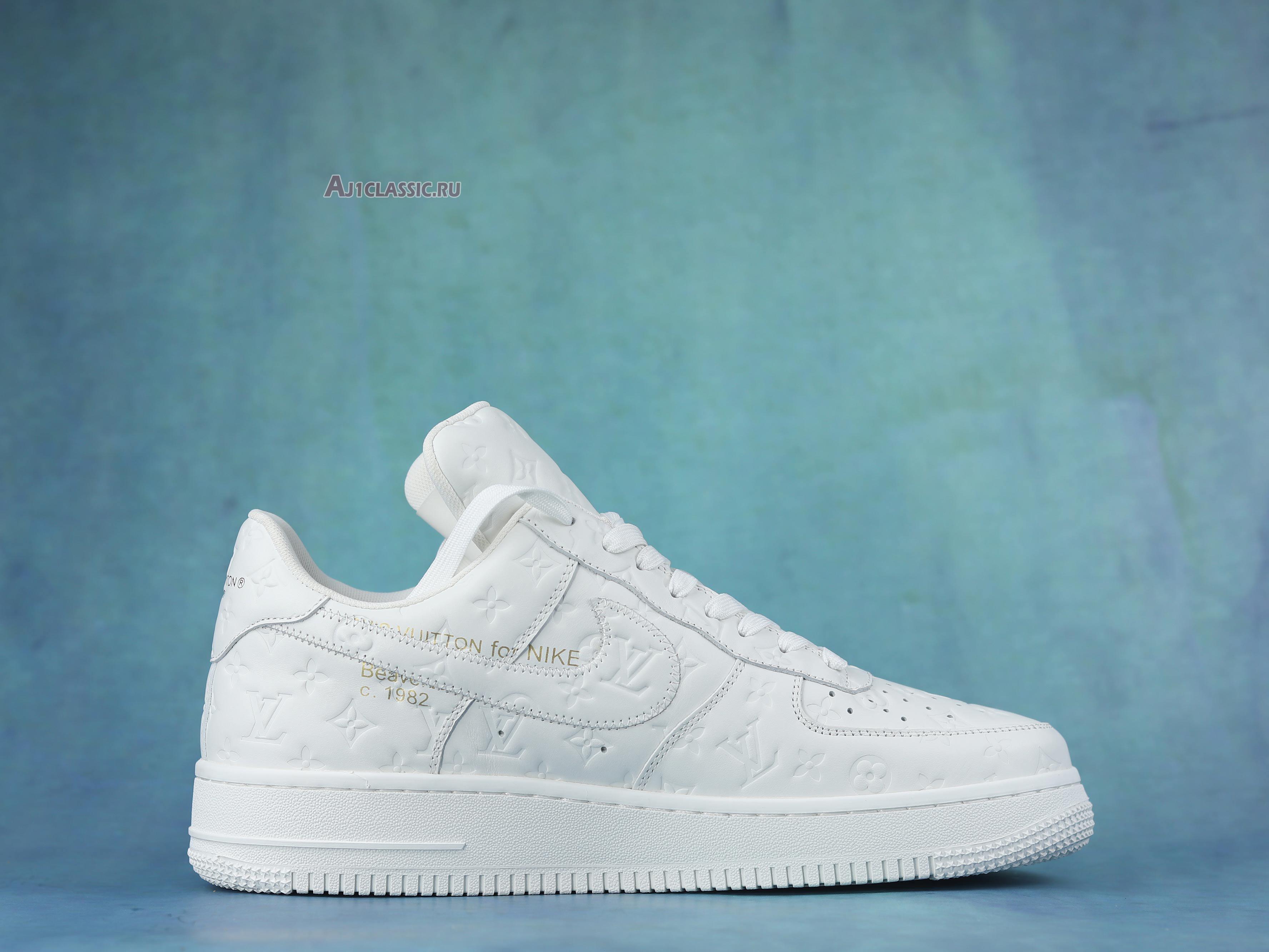 New Louis Vuitton x Nike Air Force 1 Low "Triple White" NAF1LV-05 Shoes