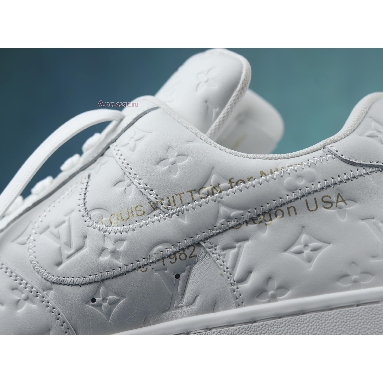 Louis Vuitton x Nike Air Force 1 Low Triple White NAF1LV-05 White/White/Gold Sneakers