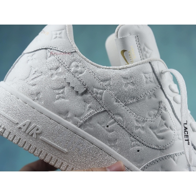 Louis Vuitton x Nike Air Force 1 Low Triple White NAF1LV-05 White/White/Gold Sneakers