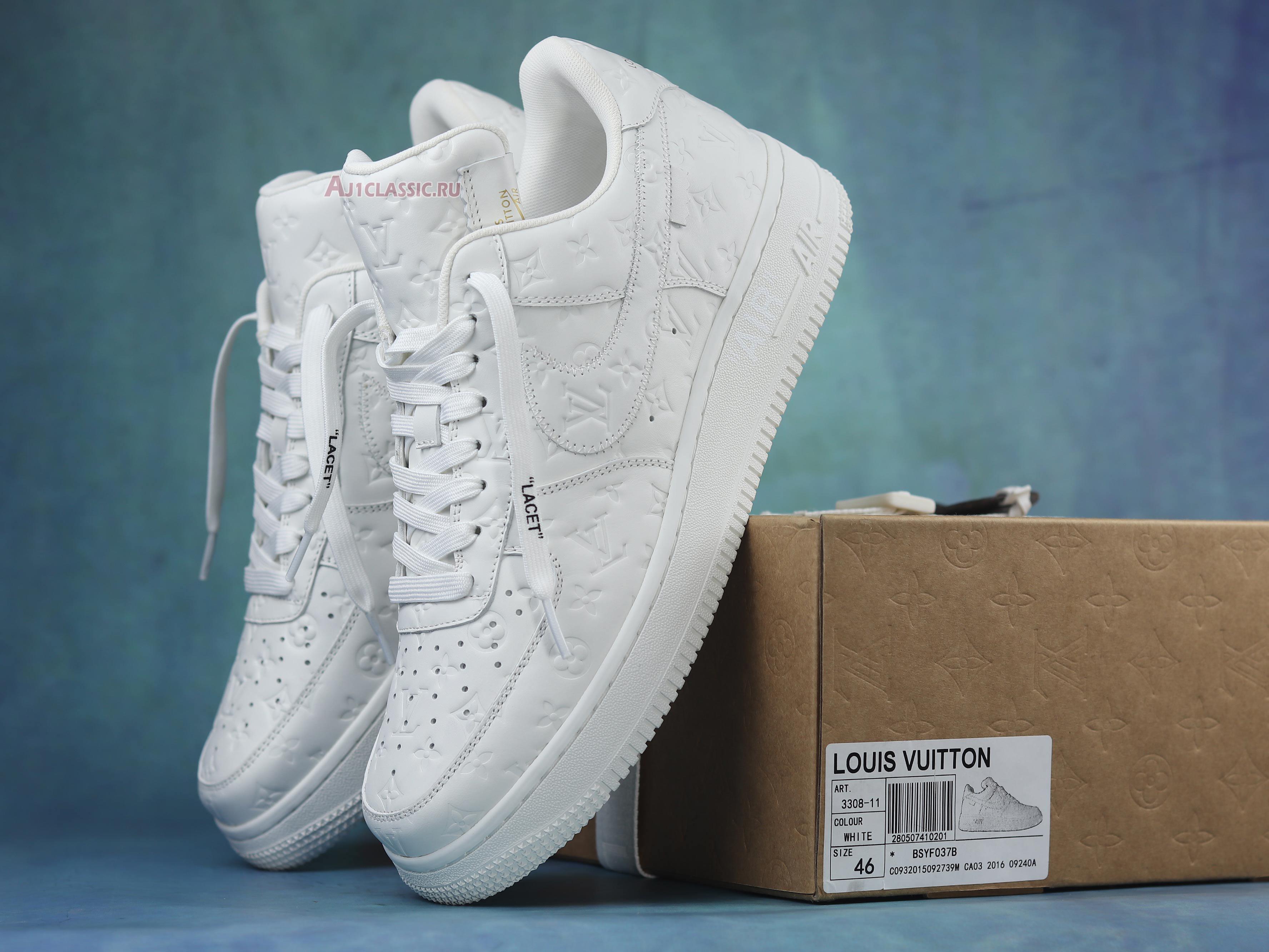 Louis Vuitton x Nike Air Force 1 Low "Triple White" NAF1LV-05