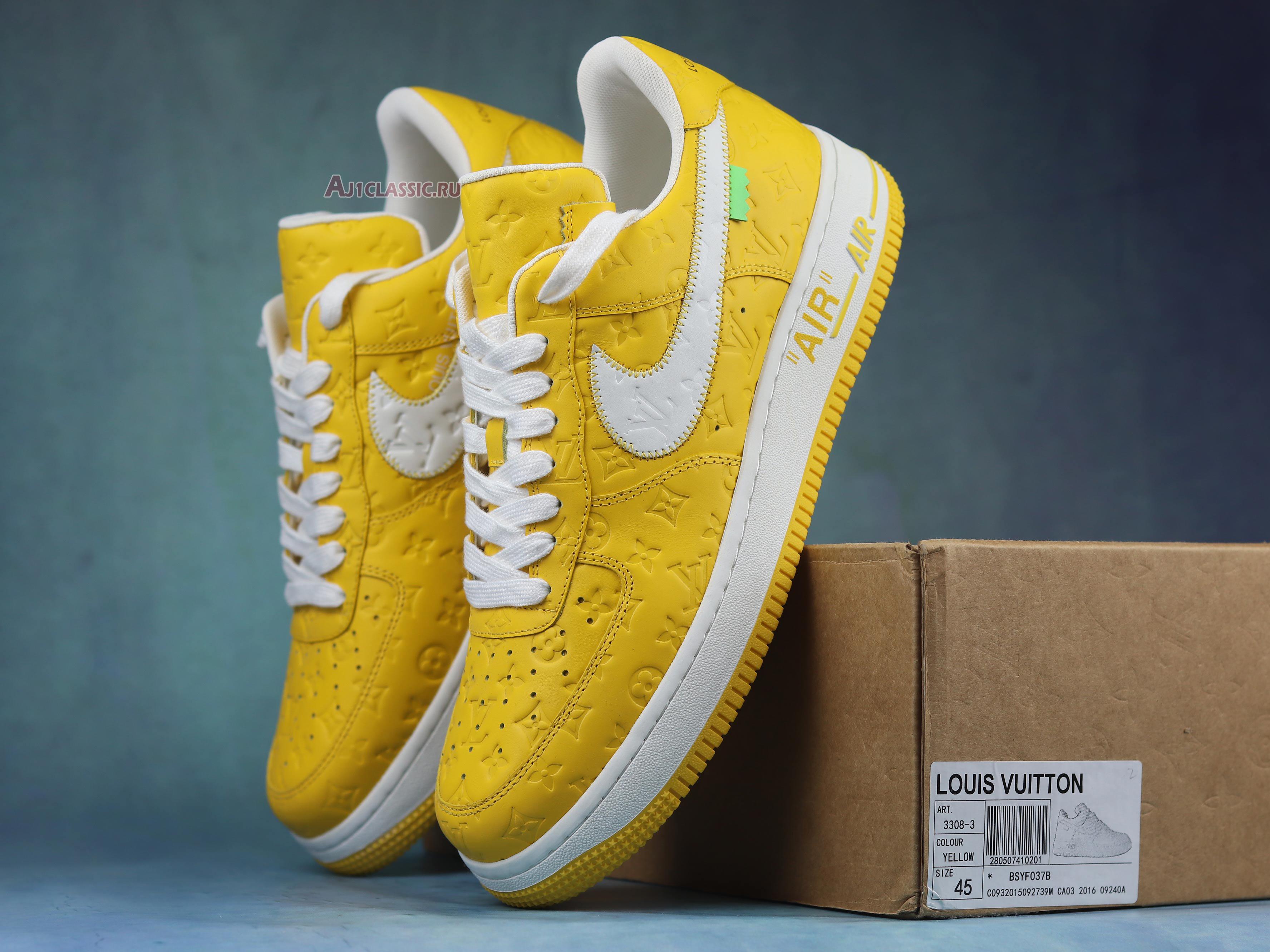 Louis Vuitton x Nike Air Force 1 Low "Yellow" NAF1LV-06