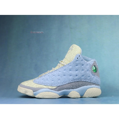 SoleFly x Air Jordan 13 Retro DX5763-100 Muslin/Light Smoke Grey/Gum Light Brown/Celestine Blue Mens Womens Shoes