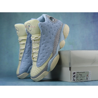 SoleFly x Air Jordan 13 Retro DX5763-100 Muslin/Light Smoke Grey/Gum Light Brown/Celestine Blue Mens Womens Shoes