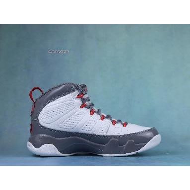 Air Jordan 9 Fire Red CT8019-162 White/Fire Red/Cool Grey Mens Womens Shoes