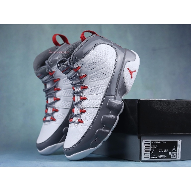 Air Jordan 9 Fire Red CT8019-162 White/Fire Red/Cool Grey Mens Womens Shoes