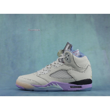 DJ Khaled x Air Jordan 5 Retro We The Best - Sail DV4982-175 Sail/Washed Yellow/Violet Star Mens Womens Shoes