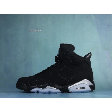 Air Jordan 6 Retro Chrome DX2836-001 Black/Metallic Silver/Black Sneakers