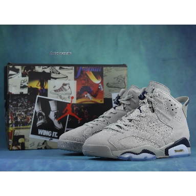 Air Jordan 6 Retro Georgetown CT8529-012 Magnet/College Navy Mens Womens Shoes