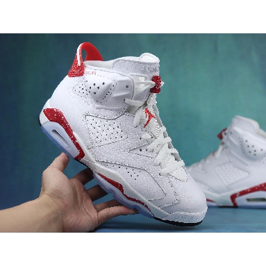 Air Jordan 6 Retro Red Oreo CT8529-162 White/University Red/Black Sneakers