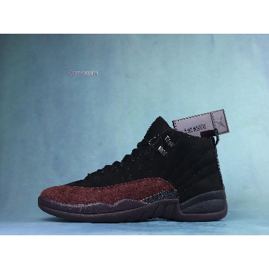 A Ma Maniére x Air Jordan 12 Retro Black DV6989-001 Black/Black-Burgundy Crush Sneakers