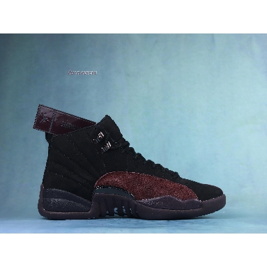 A Ma Maniére x Air Jordan 12 Retro Black DV6989-001 Black/Black-Burgundy Crush Sneakers