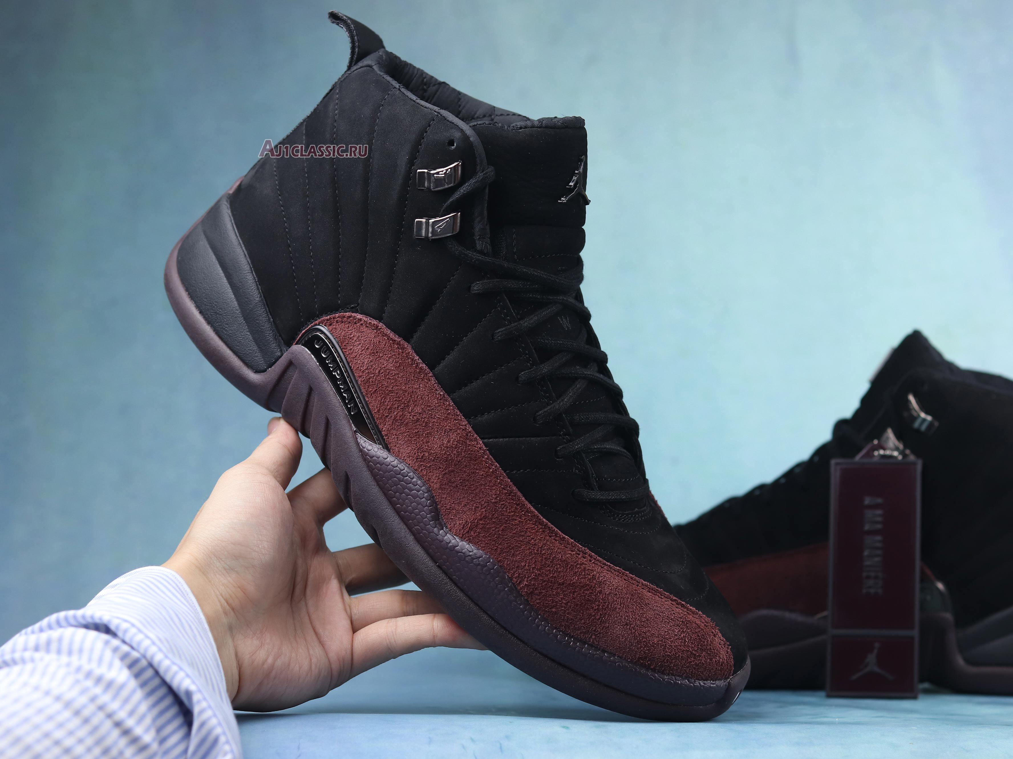 New A Ma Maniére x Air Jordan 12 Retro "Black" DV6989-001 Shoes