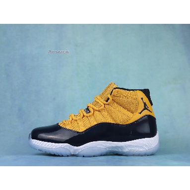 Air Jordan 11 Retro Black Yellow CT8012-118 Yellow/Black-White Mens Womens Shoes