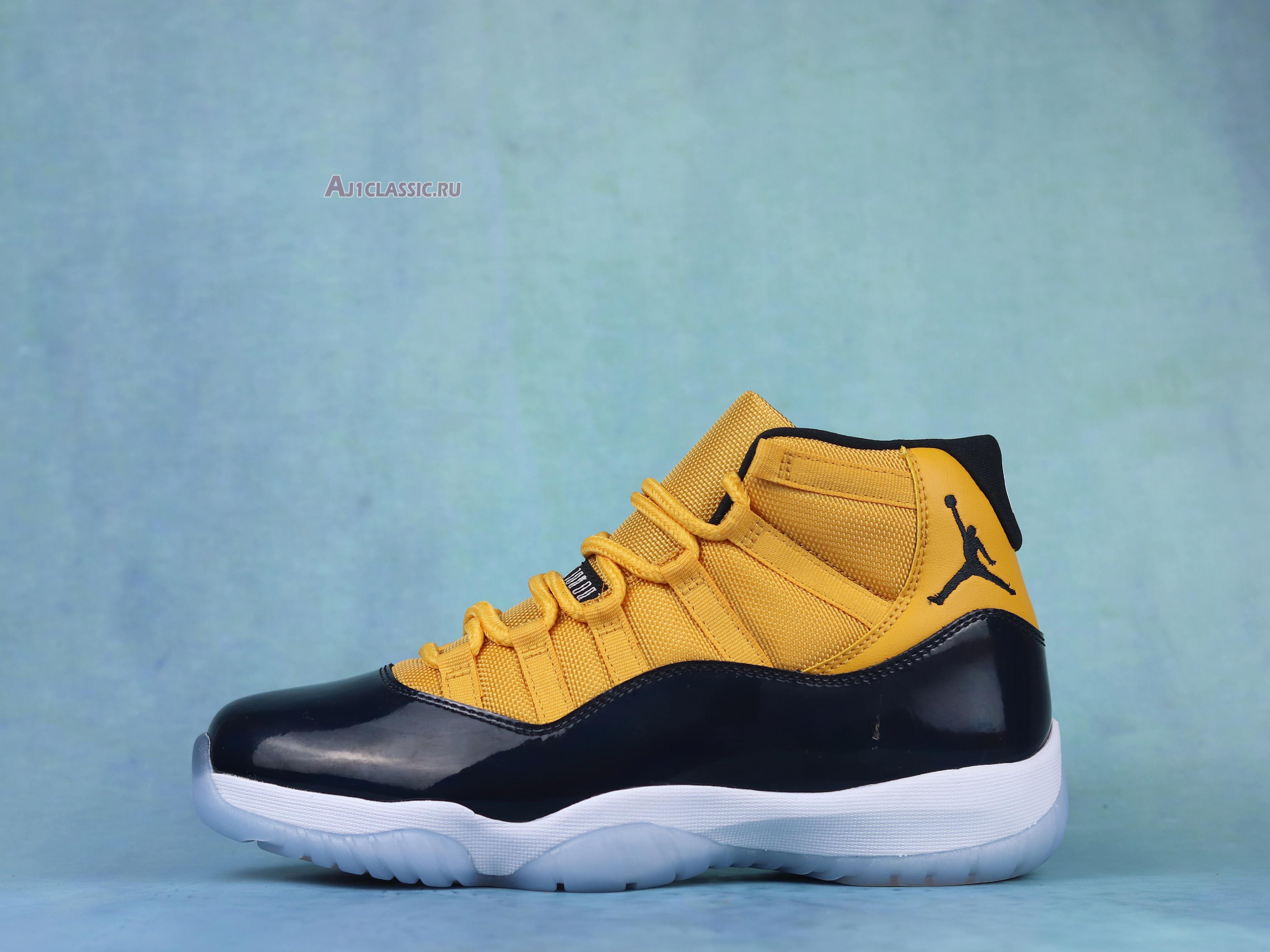 New Air Jordan 11 Retro "Black Yellow" CT8012-118 Shoes