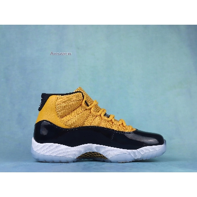 Air Jordan 11 Retro Black Yellow CT8012-118 Yellow/Black-White Mens Womens Shoes