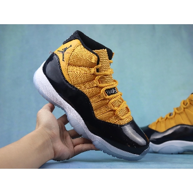 Air Jordan 11 Retro Black Yellow CT8012-118 Yellow/Black-White Mens Womens Shoes