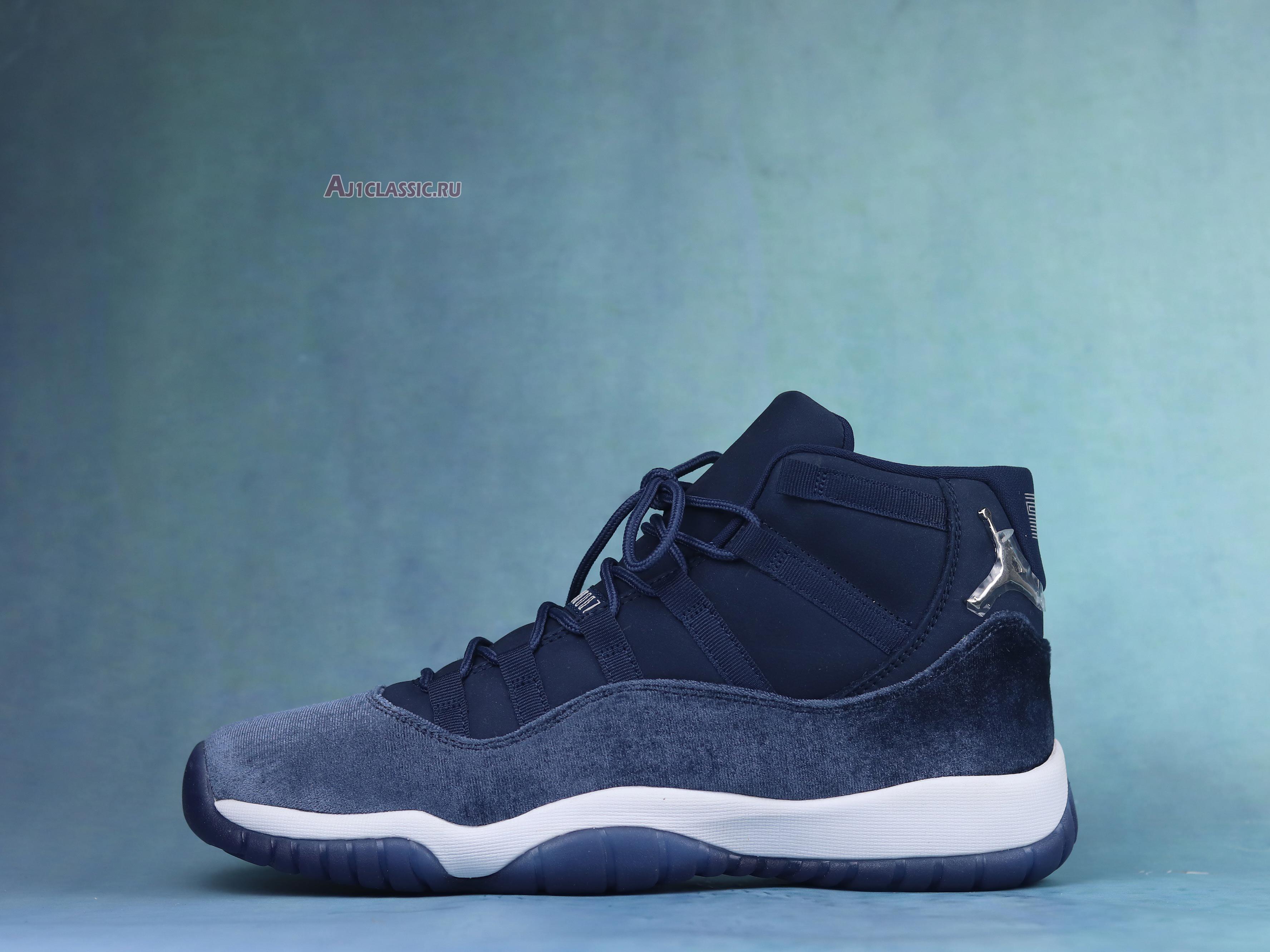 New Air Jordan 11 Retro "Midnight Navy Velvet" AR0715-441 Shoes