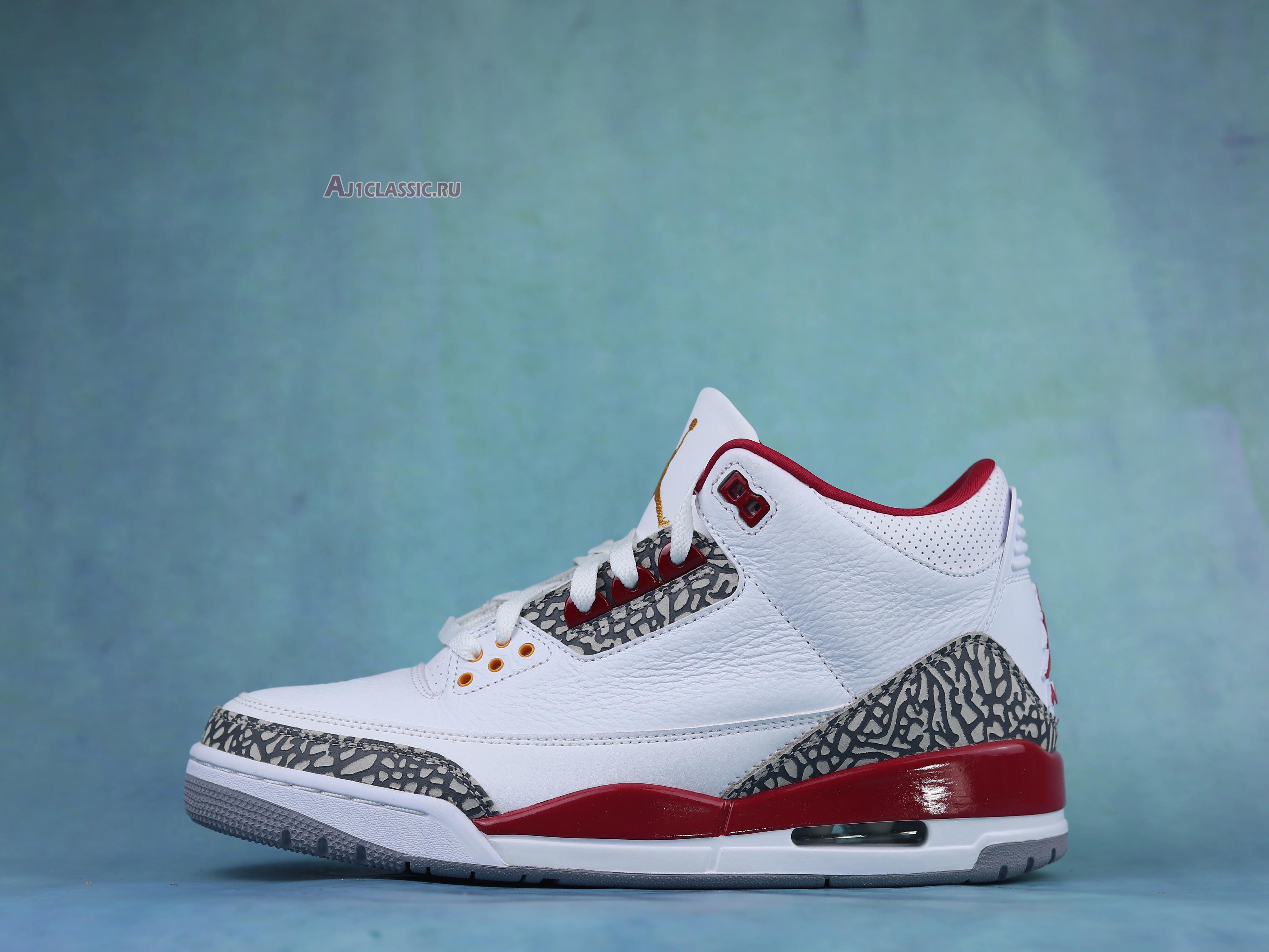 New Air Jordan 3 Retro "Cardinal Red" CT8532-126 Shoes