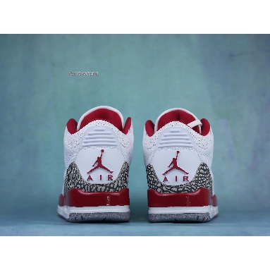 Air Jordan 3 Retro Cardinal Red CT8532-126 White/Light Curry/Cardinal Red/Cement Grey Mens Womens Shoes