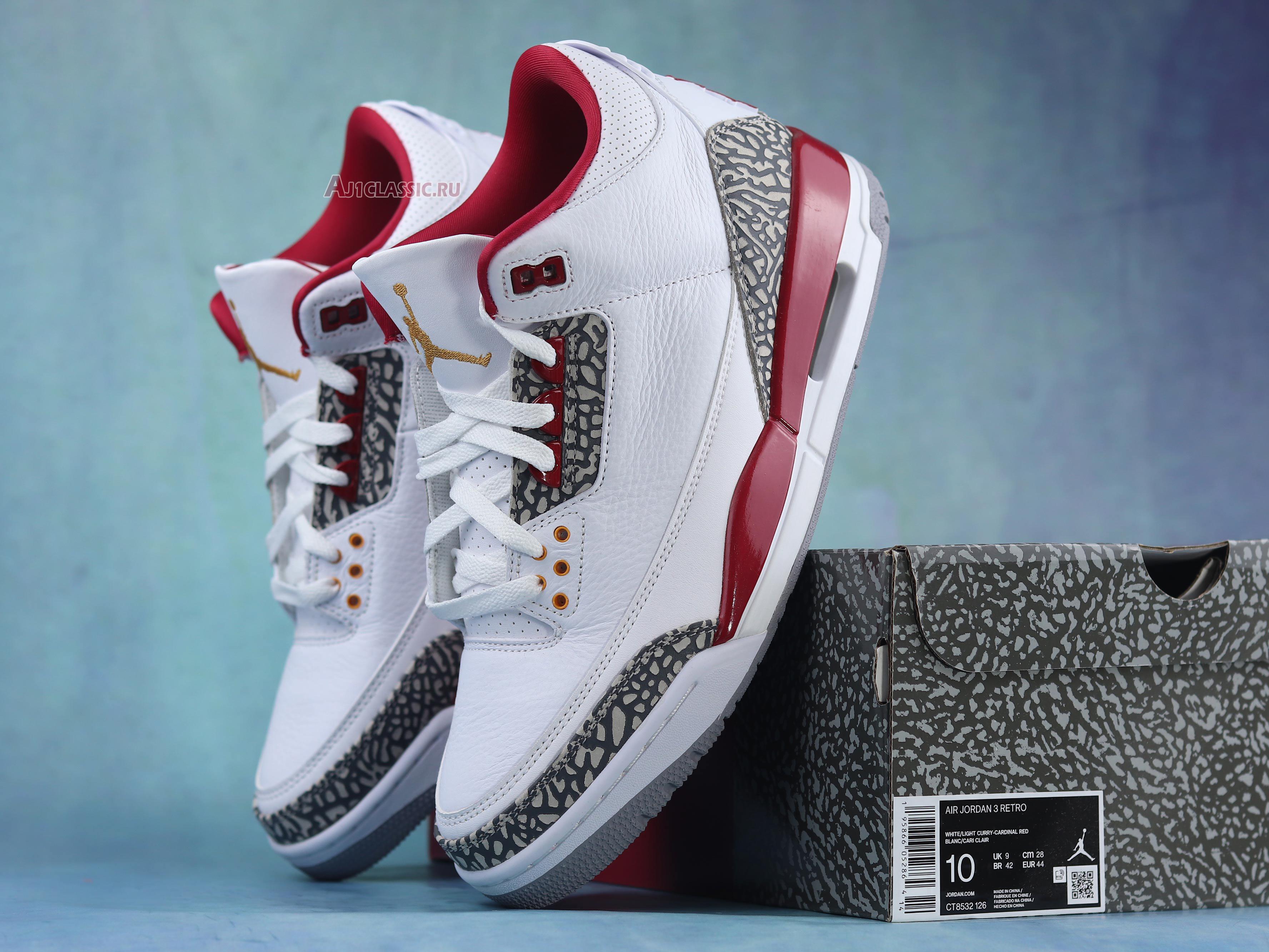 Air Jordan 3 Retro "Cardinal Red" CT8532-126