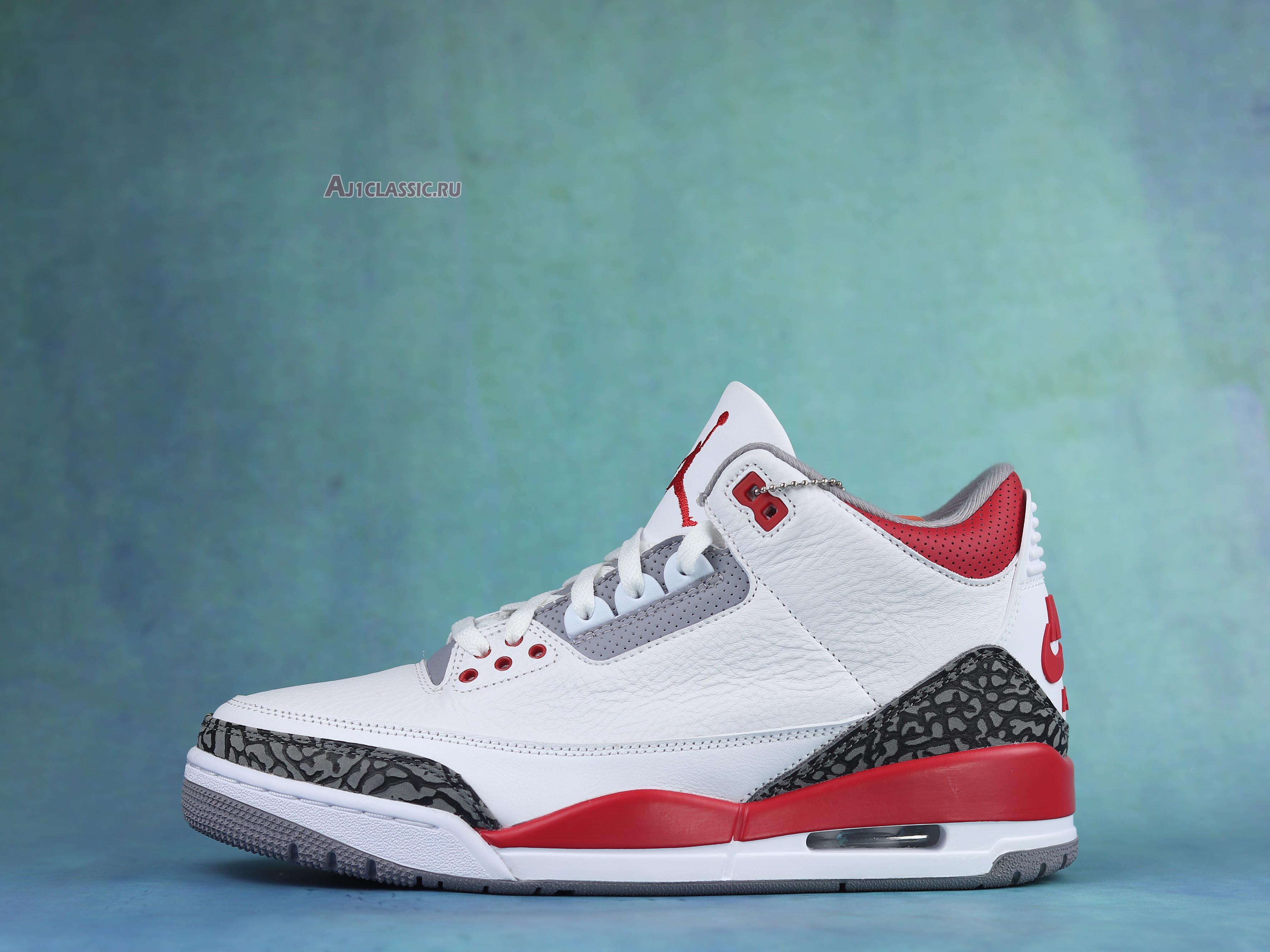 New Air Jordan 3 Retro "Fire Red" 2022 DN3707-160 Shoes