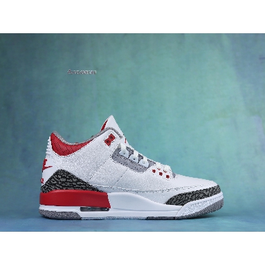 Air Jordan 3 Retro Fire Red 2022 DN3707-160 White/Fire Red/Cement Grey/Black Sneakers