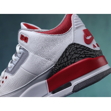 Air Jordan 3 Retro Fire Red 2022 DN3707-160 White/Fire Red/Cement Grey/Black Mens Womens Shoes